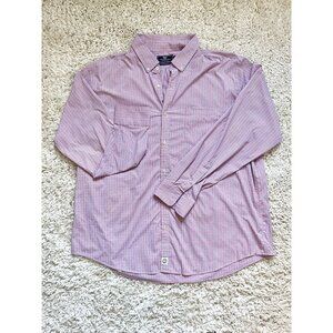 Vineyard Vines Performance Slim Fit Murray Shirt Pink Plaid Button-Down XL